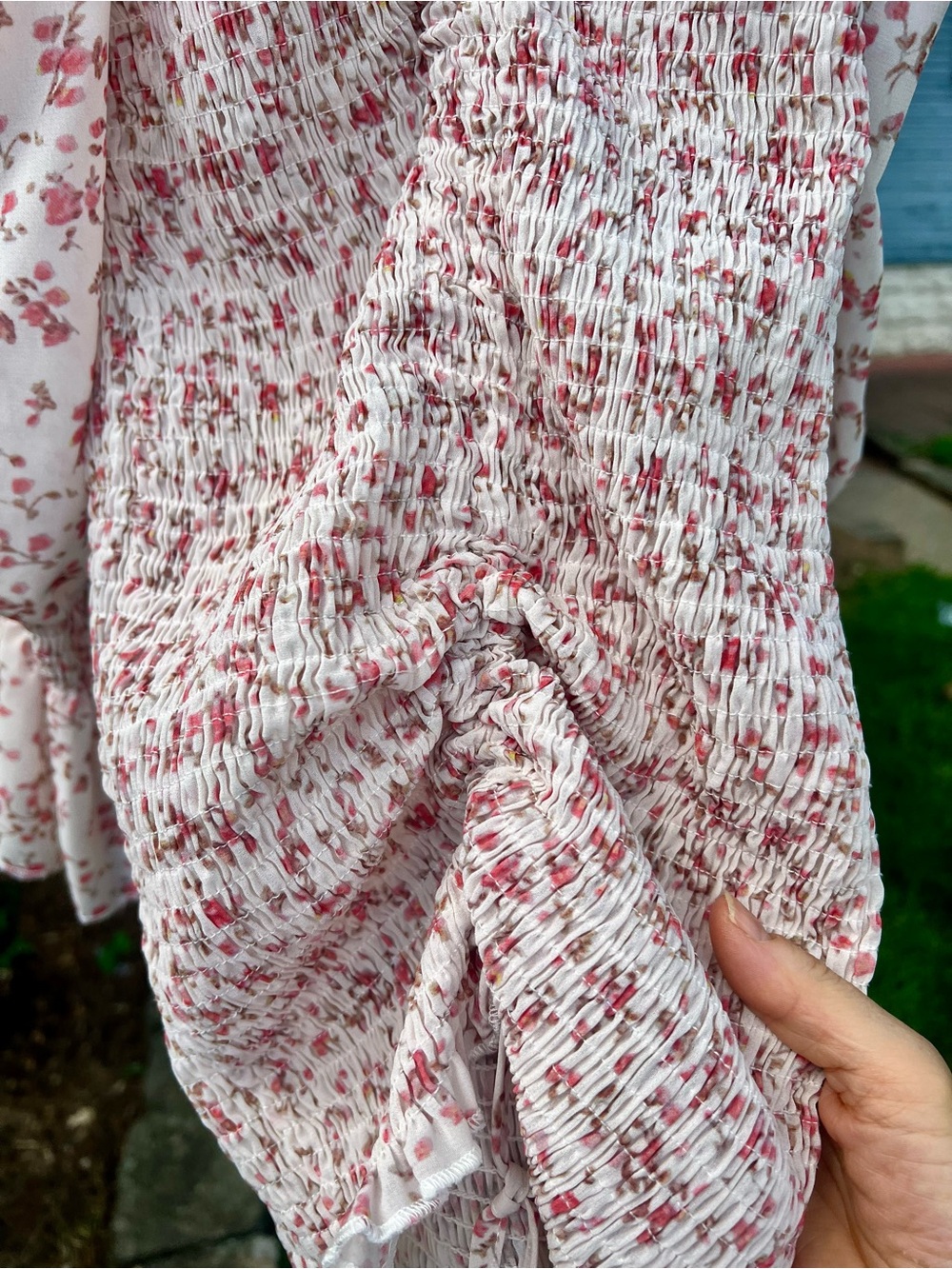 NWOT Princess Polly Floral Smocked BABYDOLL DRESS💕 Mini Peasant Ruched 4 - Picture 7 of 11